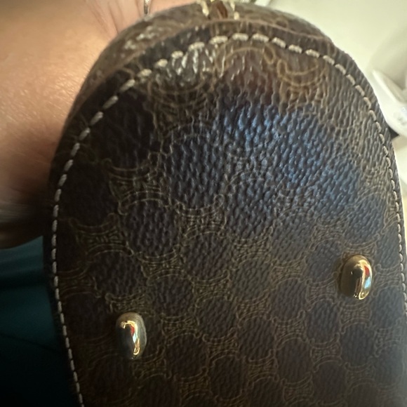 Céline Macadam Vintage Handbag with Round Handle - Picture 13 of 17